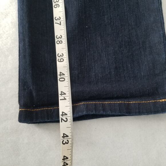 Gloria Vanderbilt Amanda Jeans, Size 12 Missy, Average Dark Blue - Picture 11 of 12